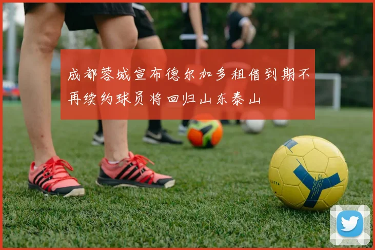 成都蓉城宣布德尔加多租借到期不再续约球员将回归山东泰山
